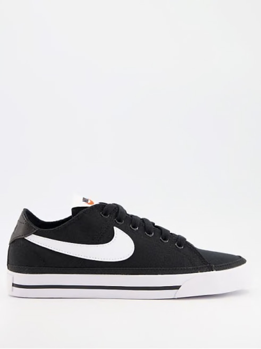 Nike Court Legacy Canvas Sneakers in Black
